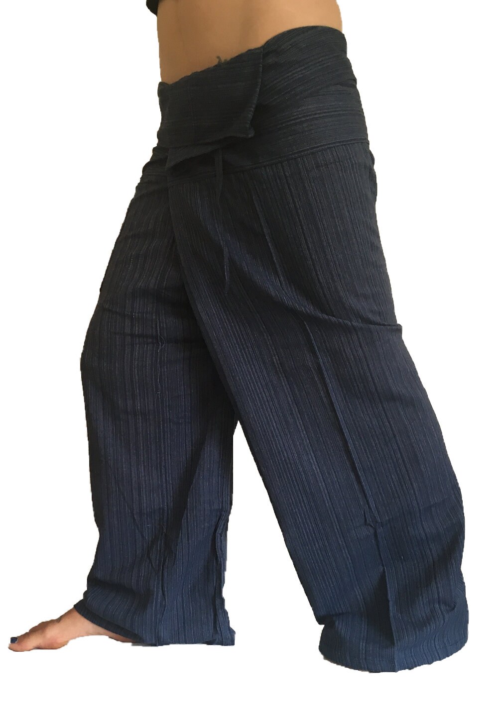 100% Cotton Striped Thai Massage Trousers / Fisherman Pants - Etsy