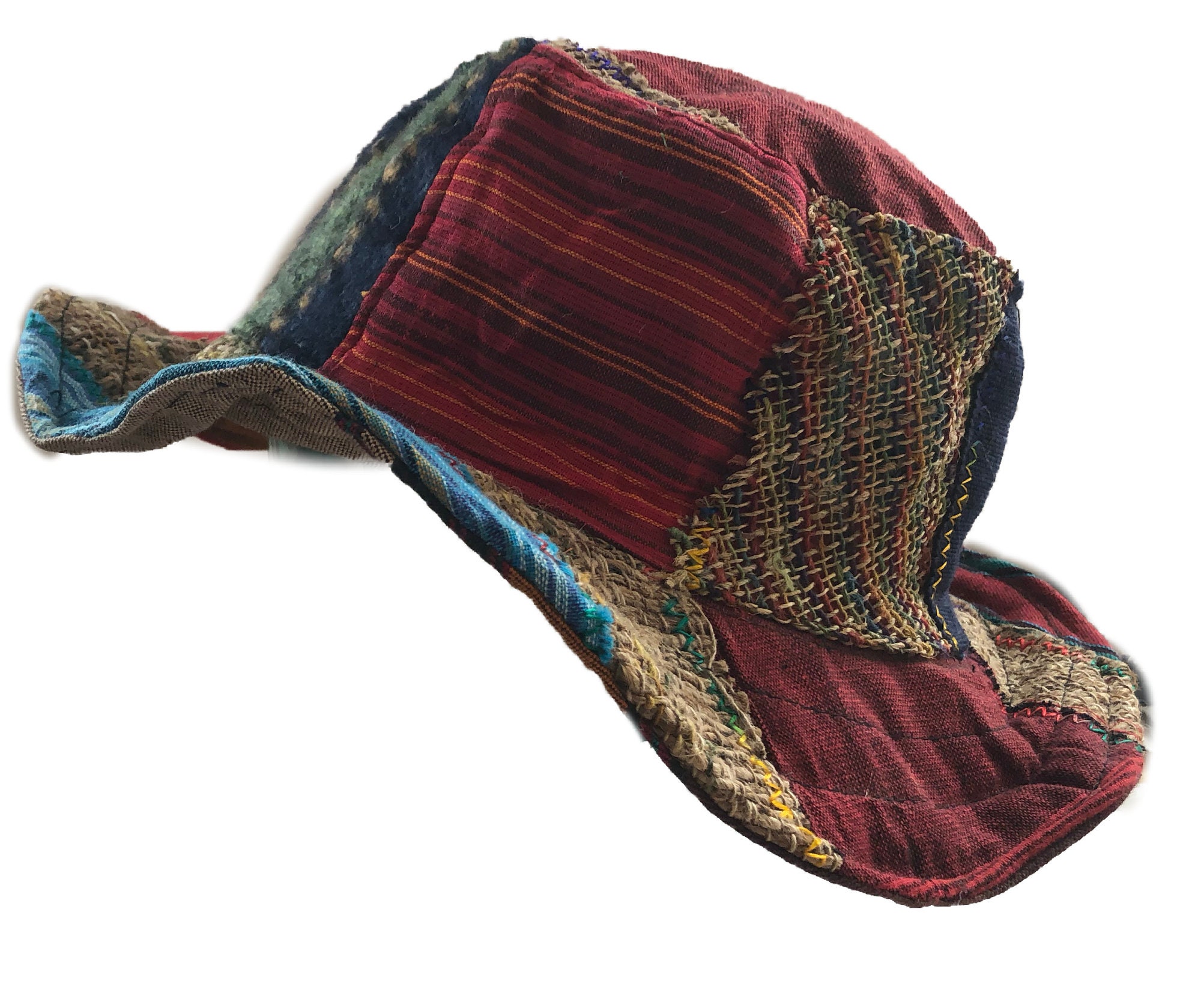 Large Wire Brim Sun Hat Hemp With Neat Edge Etsy