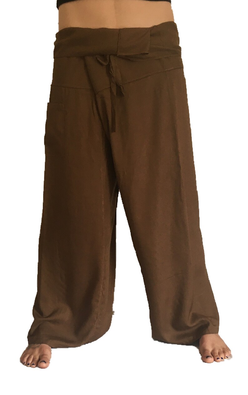 Thai Massage Trousers Pants Rayon Wrap Around Fisherman | Etsy