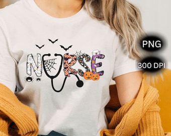 Halloween Nurse PNG, Halloween PNG, Halloween Pumpkin png, Funny Halloween png, Nurse png, Cute Pumpkin png, Student Nurse png, Digitals
