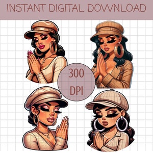 I Pray Chicana Woman, Chicana PNG, Brown Love, Chicana Shirt, Shirt for her, Brown Love, Chola PNG, Praying Chicana Woman, Chicana Clipart