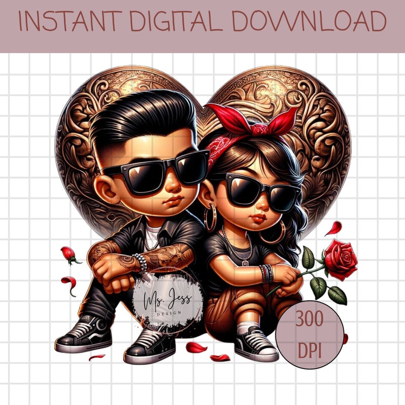 Chicano Art for Couples - Etsy
