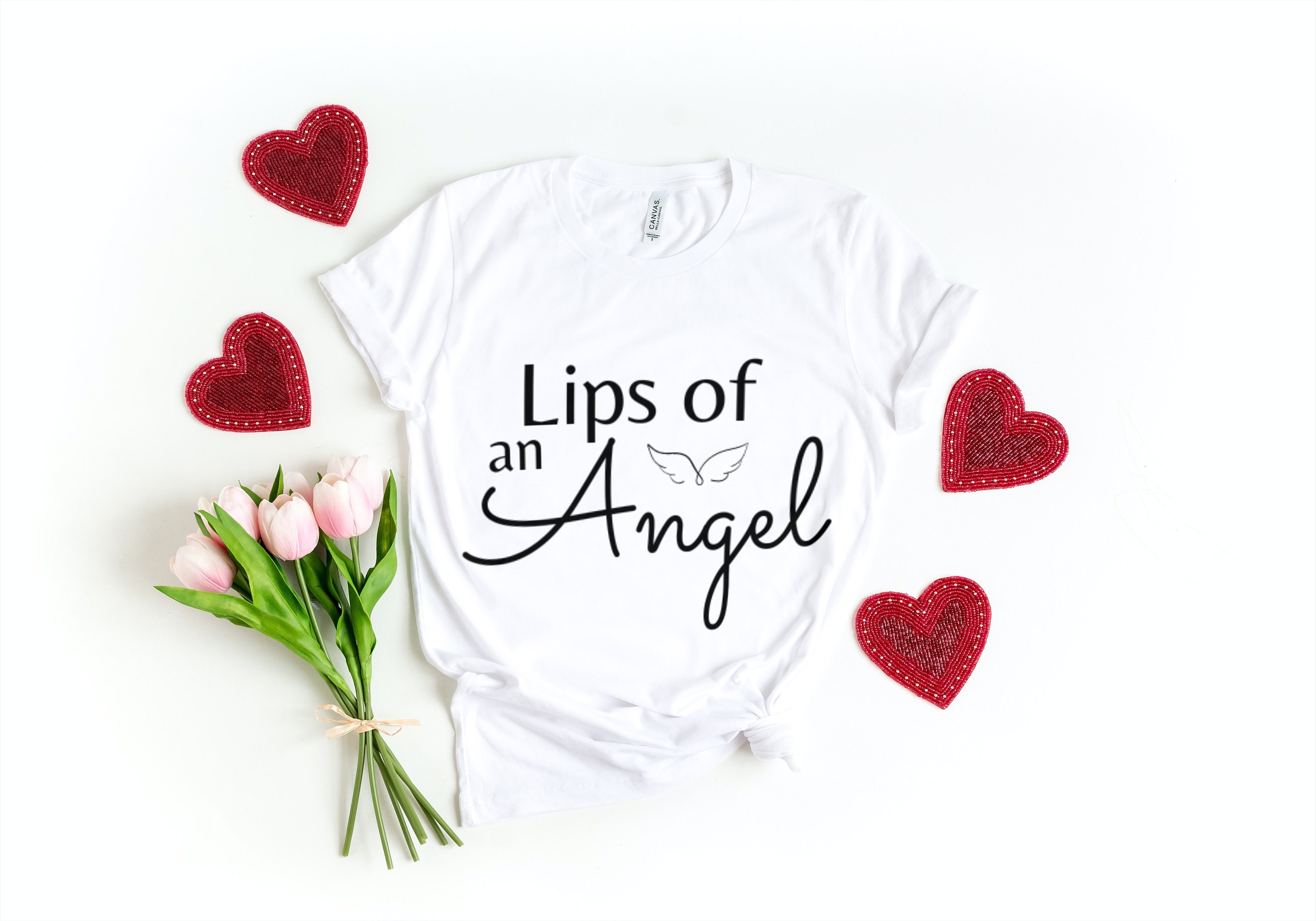 Lips of an Angel SVG Digital File, Angel SVG, Angel Lips SVG Cut File