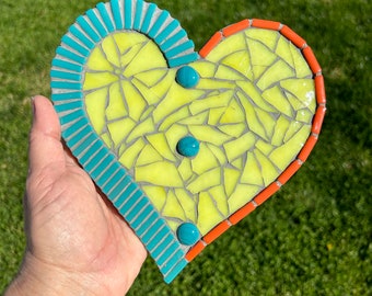 Handmade mosaic heart