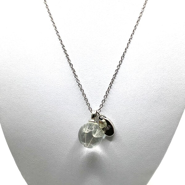 Glass Globe Necklace Etsy UK