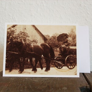 Wenskaart "Historisch boek in Erlbach" (restantvoorraad kerstmarkt) - Oude foto's uit Beieren | Hoogwaardig FineArt Hahnemühle-papier