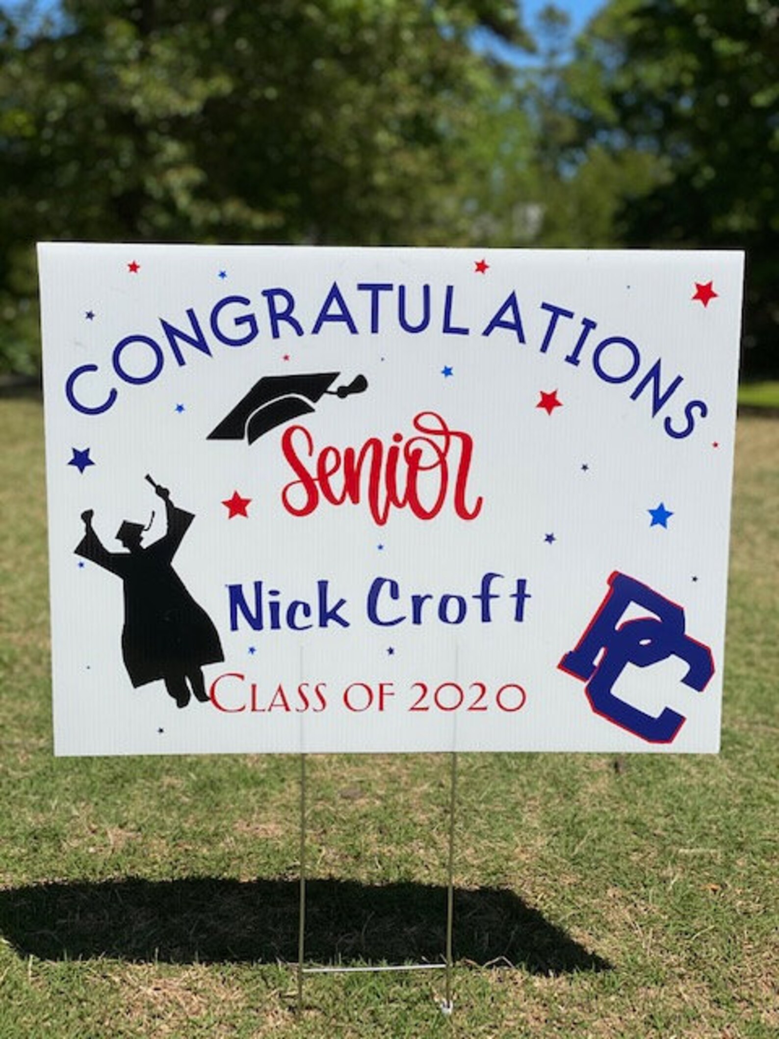 Senior or special occasion yard sign Etsy