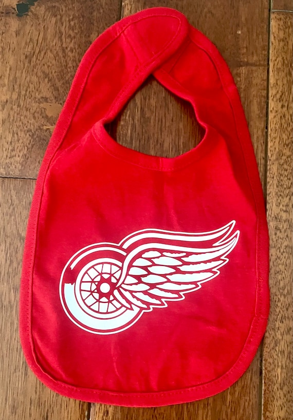 Detroit Red Wings Onesie Bodysuit Handmade Boy or Girl Baby 
