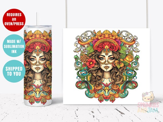 2-PACK Chicano Sublimation Prints for Tumbler, Vintage Tattoo Chicano  Tumbler Wrap Print, Wholesale Heat Transfer Print 20oz Skinny T029 