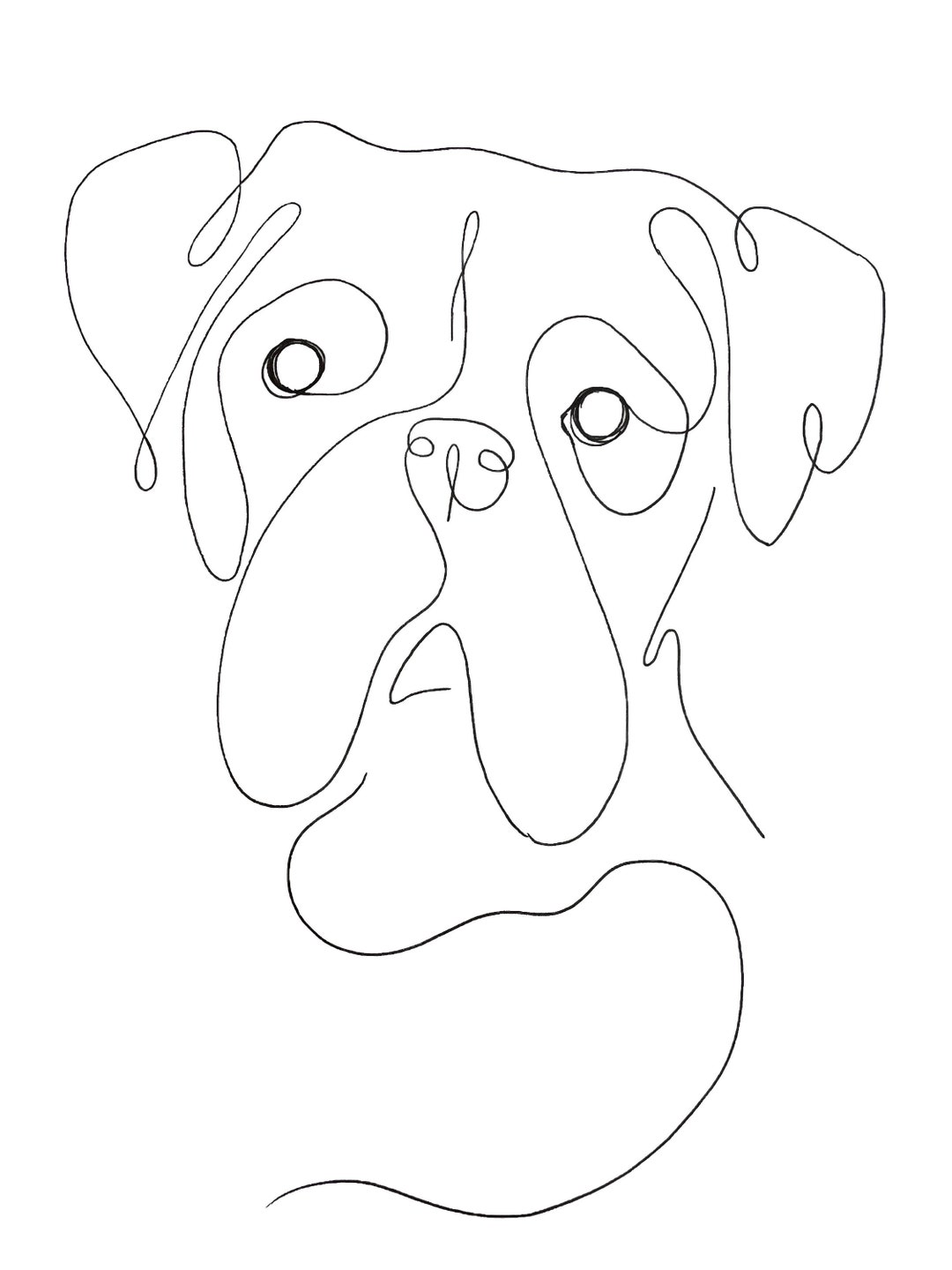 Boxer Dog Art - Watch Leah's Drawing Online - ItsaBoxerDogsLife