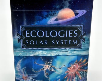Ecologies: Solar System - Explore Astrobiology in our Solar System - Use Science to Build Food Webs in Space - Beautiful Scientific Art