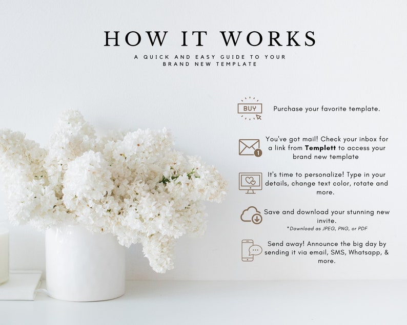 Digital Wedding Invitation Electronic Wedding Invitation Etsy