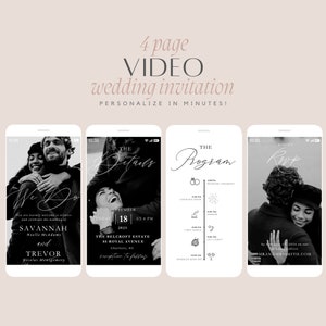 Digitale Hochzeitseinladung, animierte Hochzeitseinladung, Hochzeitseinladung Video, elektronische Hochzeitseinladung , Evite