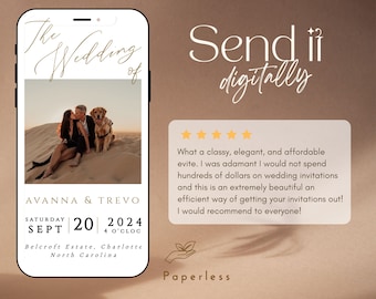 Digital wedding invitation, electronic wedding invitation, wedding invitation, digital wedding invite, wedding invitation digital, evite