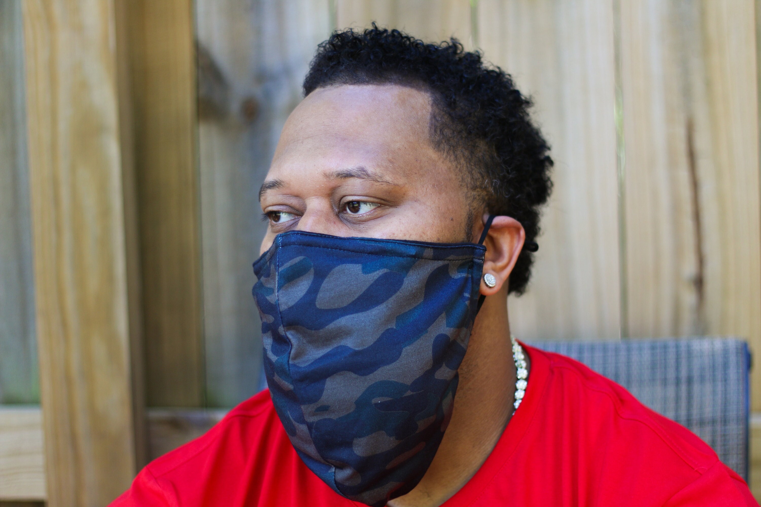 XL Beard Face Mask for Men. Pick from TWO Lengths & Many Fabrics! 3 L…