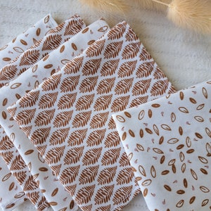 Set of 5 washable cotton handkerchiefs image 2