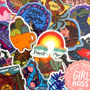 One Surprise Mystery Weatherproof Vinyl Sticker by Annotated Audrey