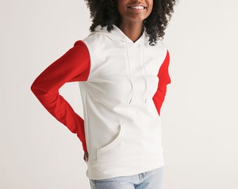 Damen Kapuzenpullover Roter Hoodie