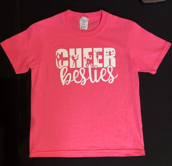 Cheer Besties T-shirt - Etsy