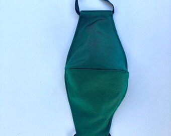 Emerald green face mask