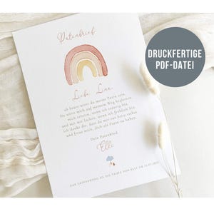Godparent certificate baptism godparent certificate for godparents baptism certificate godparent certificate for baptism gift for godparents baptism rainbow dreamtime
