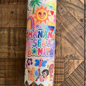 Mañana será Bonito tumbler | Karol G custom tumbler | Custom Tumbler | Karol G water bottle | Latin Music Lover Cup | Reggaeton Fan