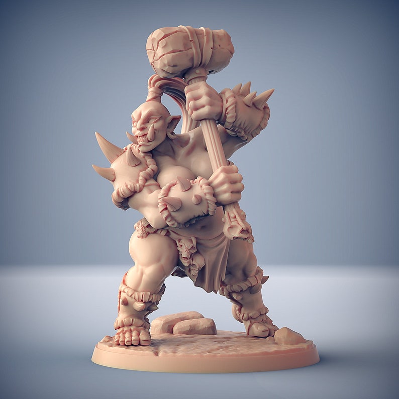 Female Ogre Marauders Resin Miniature 28mm / 32mm / DND / | Etsy