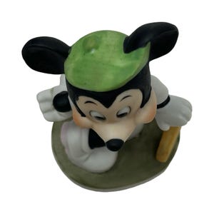 Vintage 80s Walt Disney Productions Mickey Mouse Tennis Player Ceramic Figurine image 7