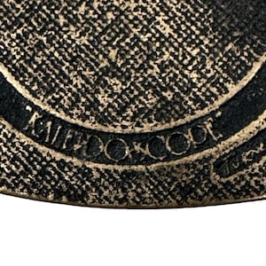 1978 Tech Ether Guild Solid Brass Kaleidoscope Inlay Belt Buckle Signed Turner image 12