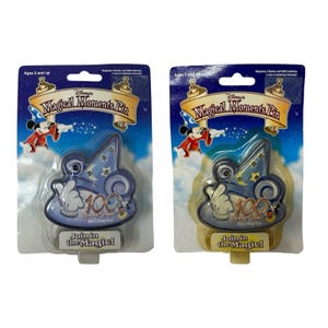 Vintage 2001 Disney Magical Moments Pin TWO Sorcerer Mickey 100 Years of Magic
