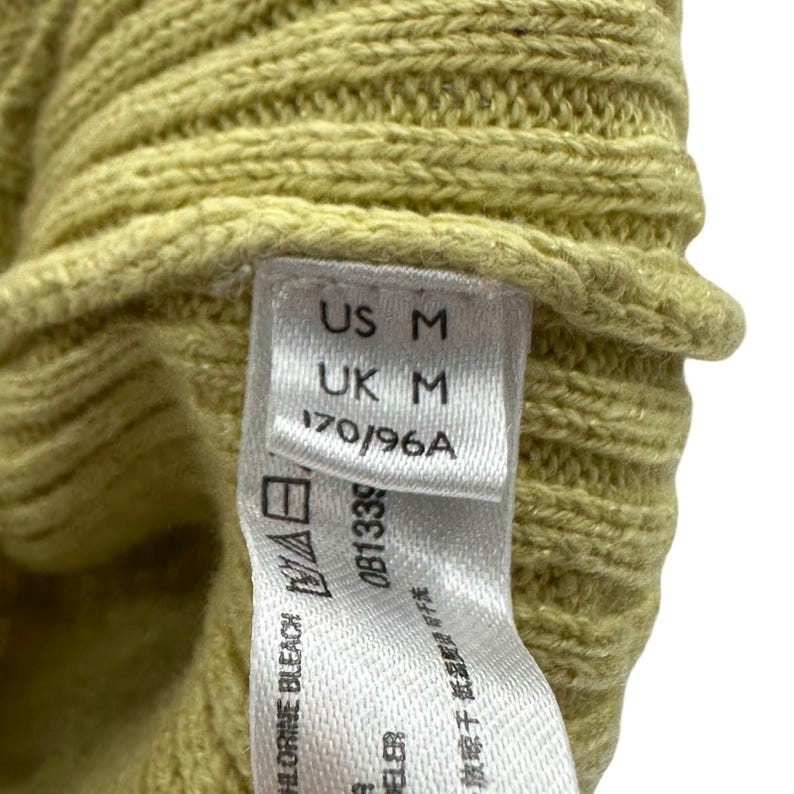Vintage Free People Beach Ribbed Knit Linen Blend Green Button Front Top Medium image 10