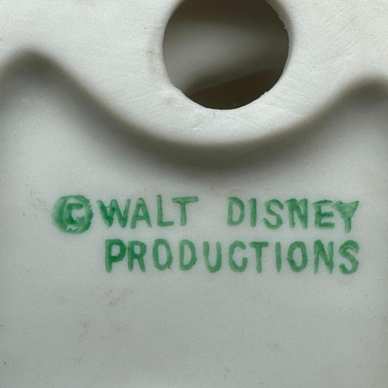 Vintage 80s Walt Disney Productions Mickey Mouse Tennis Player Ceramic Figurine image 9