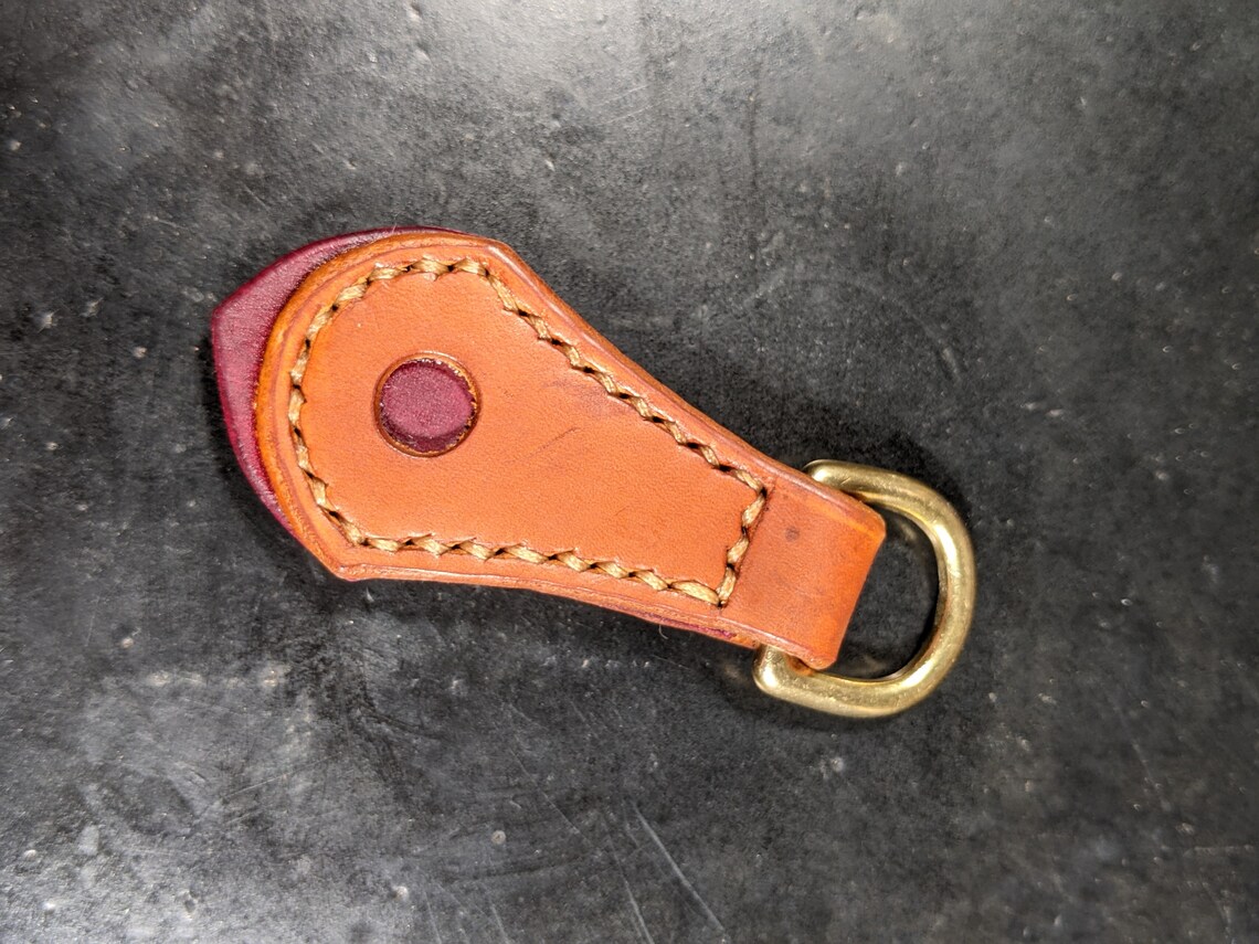Handmade Leather Key Fob Etsy