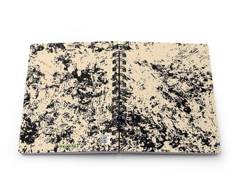 5 x7 Small Spiral Bound Journal Notebook Cookies and Cream