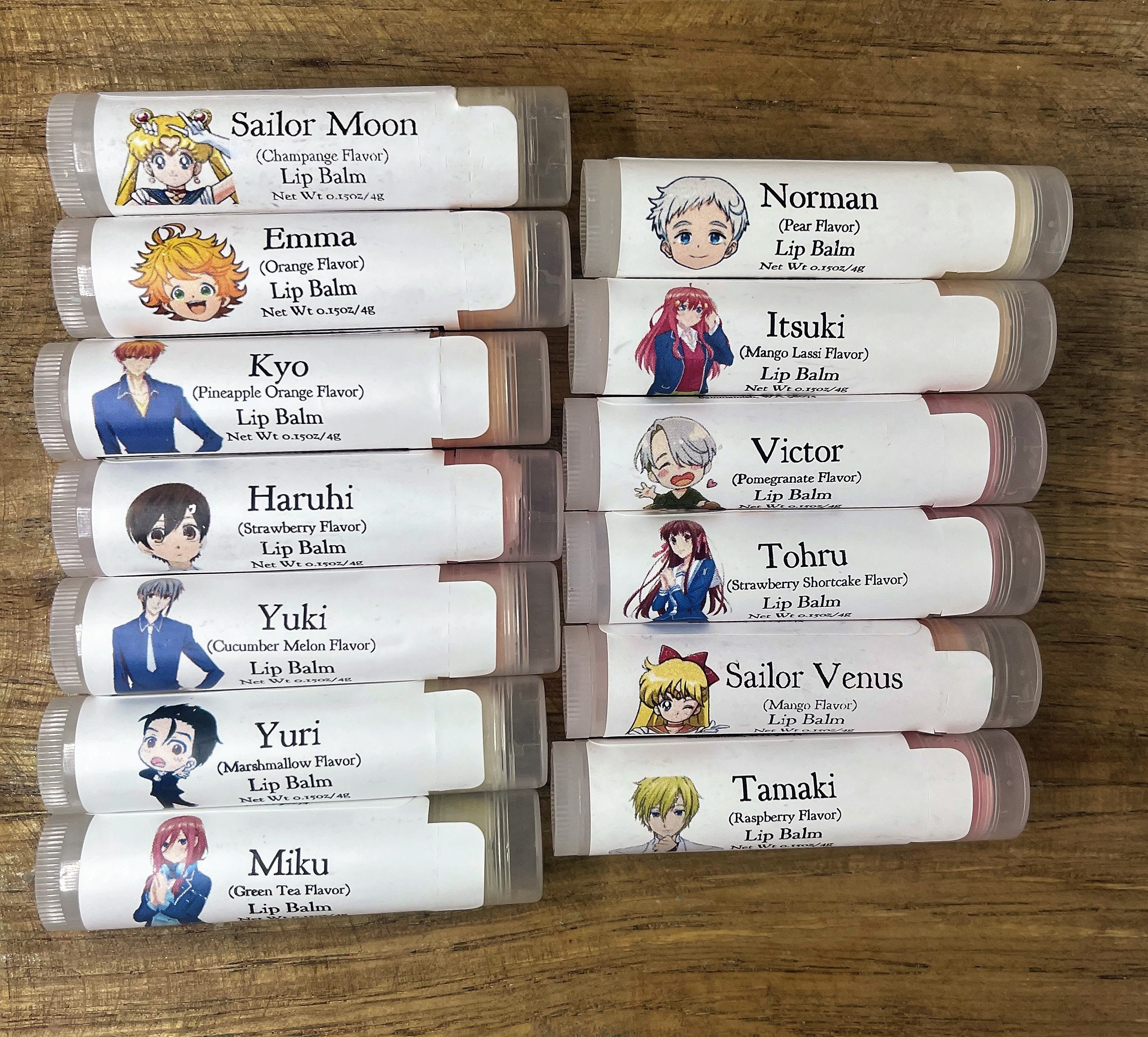 Anime Themed Lip Balm