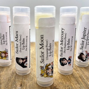 Pretty Guardians Inspired Lip Balm, paraben free, silky smooth, never sticky, castor oil based