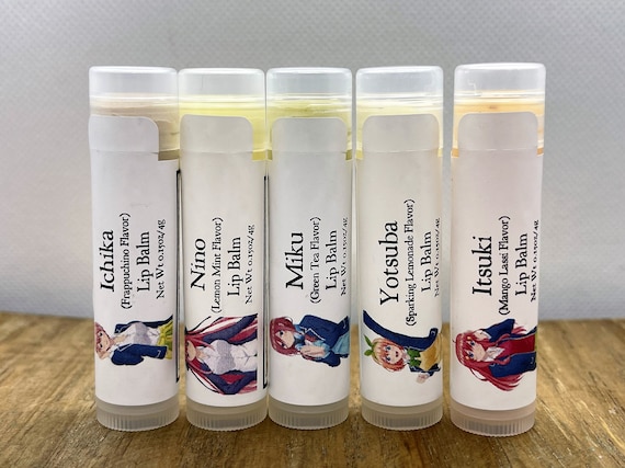 Quintuplets Inspired Lip Balm, paraben free, silky smooth, never sticky, castor oil based