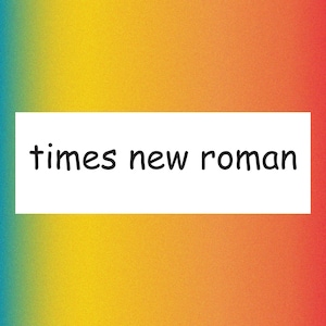 times new roman Funny Bumper Sticker Permanent 8x3 Funny Sarcastic Bumper Sticker TikTok Trend image 1