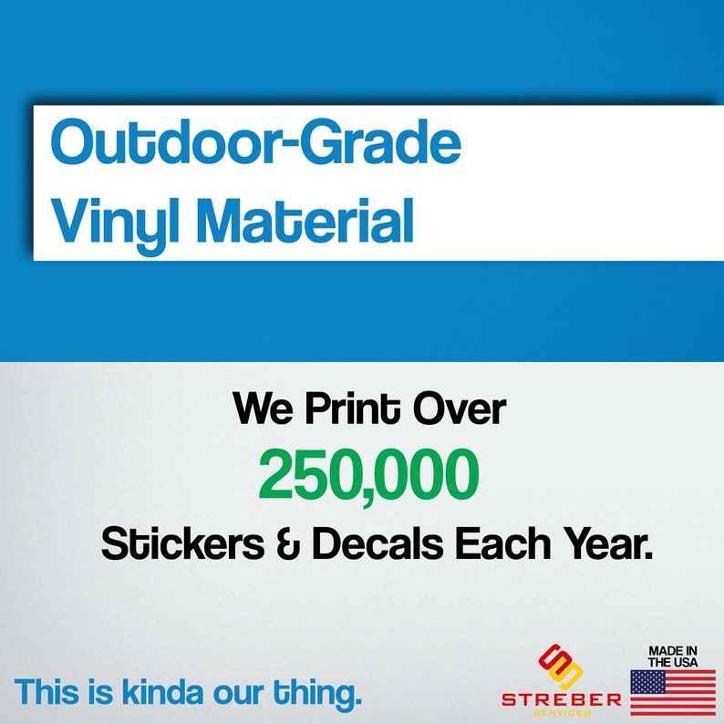 Custom Vinyl Stickers/Decals We'll Print Any Image/Design High Quality Vinyl Any Shape or Size, Custom Sticker, Custom Vinyl Sticker image 2