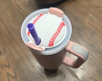 Baseball Tumbler Topper, 40 oz and 30 oz