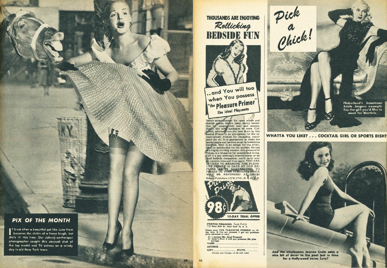 Beauty Parade Men's Magazine PDF Download Volume 9 May Etsy