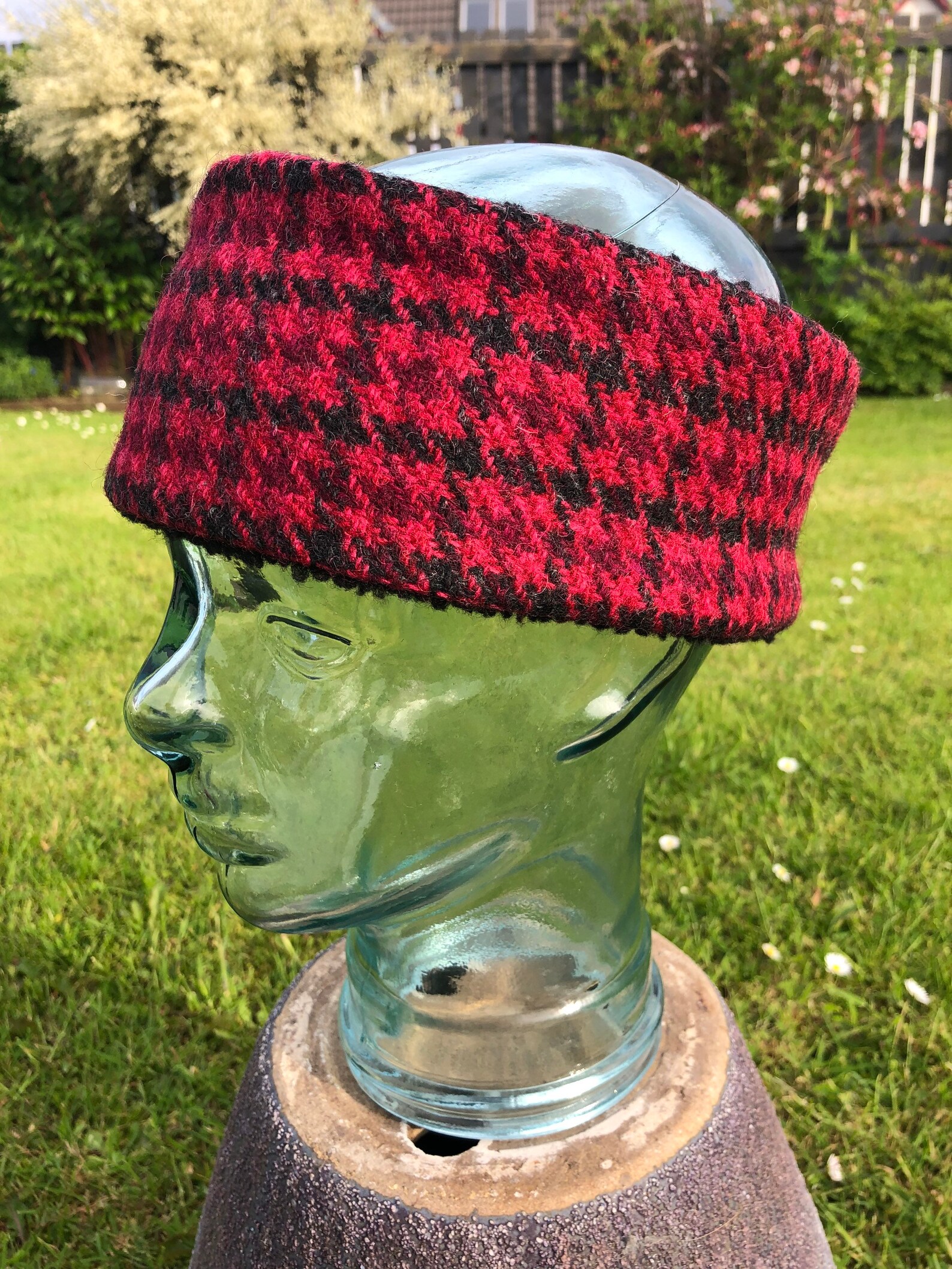 Pure Wool Woman's Tweed Headband Ear Warmer Hairband Etsy