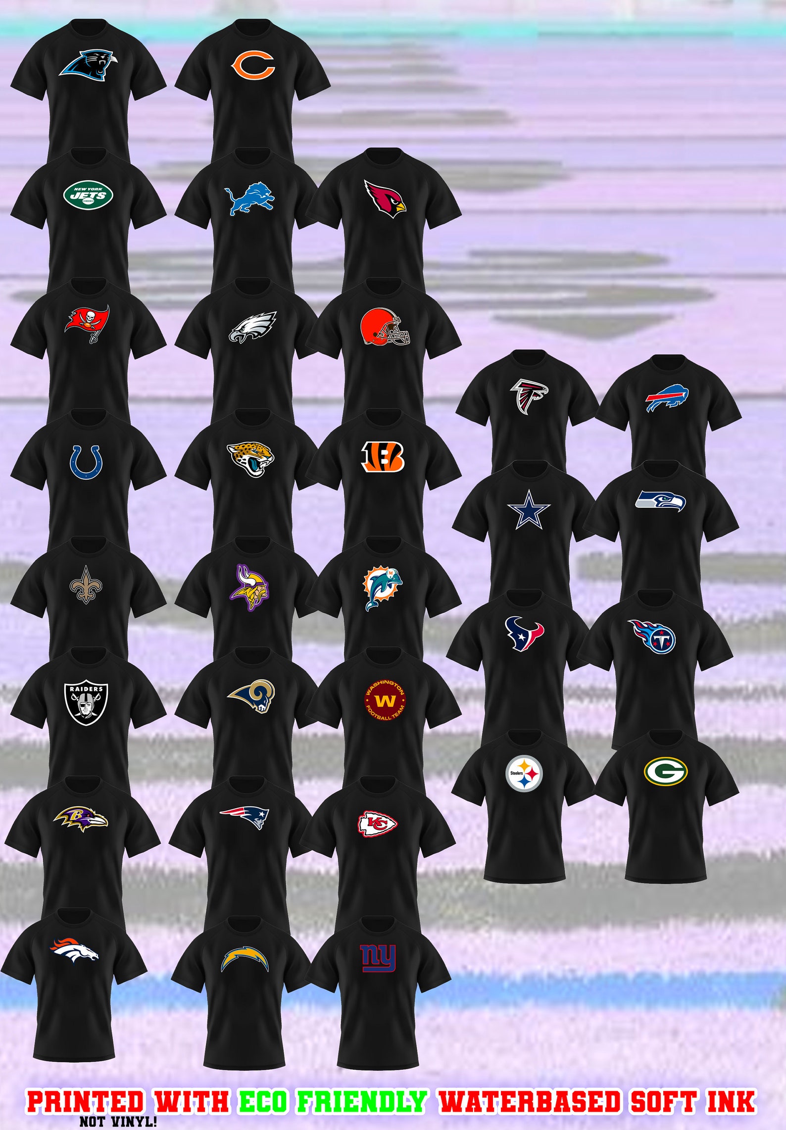 Favorite NFL Football Team T Shirt USA Etsy