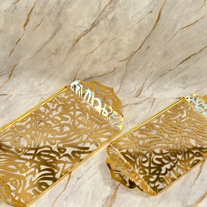 Small Andalusia golden tray