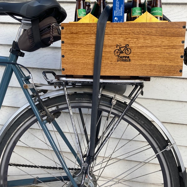 Eco-Friendly Removable Wooden Bicycle Crate: A Sustainable Solution for Carrying Essentials