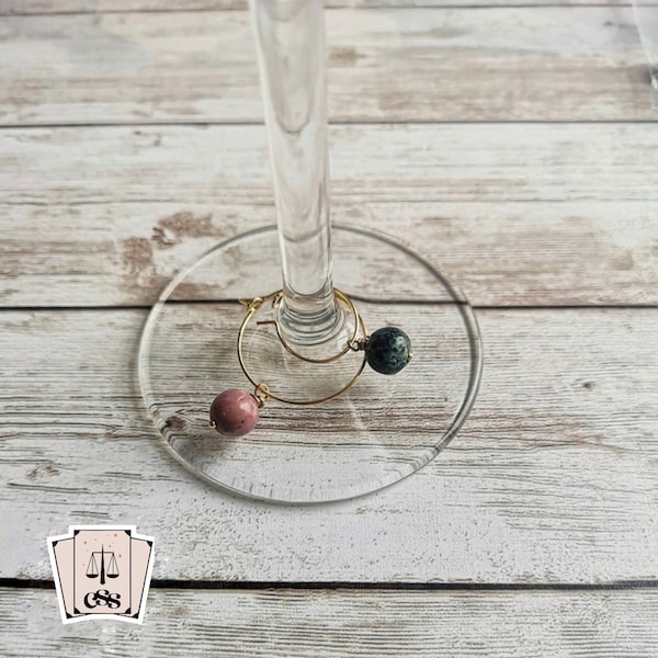 Gemstone Wine Glass Markers