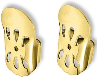 Sterling Silver Earring Lifters: Large Butterfly Backs for Sagging Ears