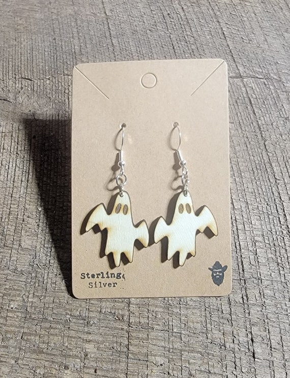 Orecchini fantasma in argento sterling