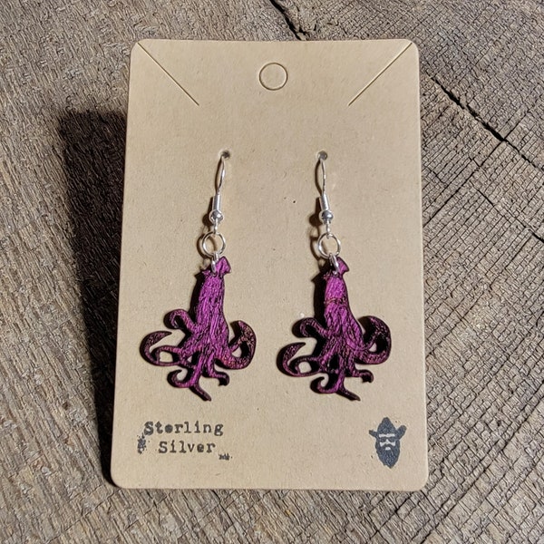 Mini Squid Earrings