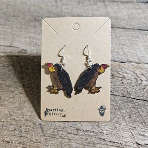 Mini Vulture Earrings